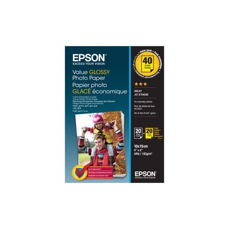 EPSON Value Photo Paper 10x15cm 20 sheets x2 (BOGOFF) EPSON Value Photo Paper 10x15cm 20 sheets x2 (BOGOFF)