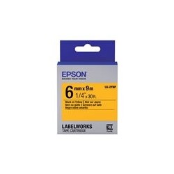 EPSON LK-2YBP Couleur pastel Noir/Jaune 6/9 EPSON LK-2YBP Couleur pastel Noir/Jaune 6/9
