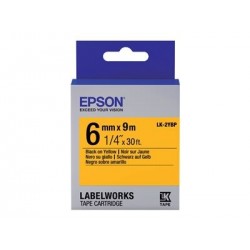 EPSON LK-2YBP Couleur pastel Noir/Jaune 6/9 EPSON LK-2YBP Couleur pastel Noir/Jaune 6/9