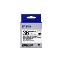 EPSON LK-7TBN Transparent Noir/Transpare EPSON LK-7TBN Transparent Noir/Transpare