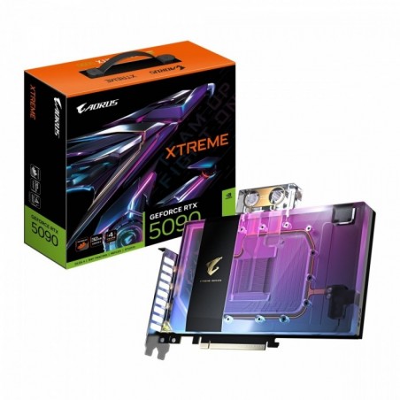 Karta graficzna RTX 5090 AORUS XTREME WATERFORCE WB 32GB 512bit Karta graficzna RTX 5090 AORUS XTREME WATERFORCE WB 32GB 512bit