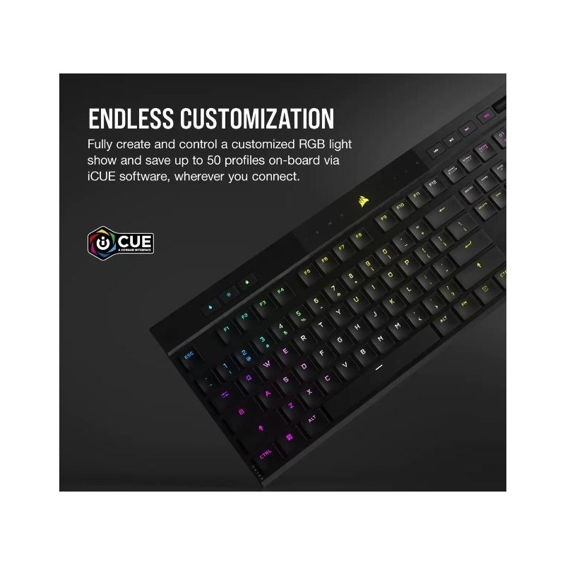Klawiatura K100 RGB Air Wireless Ultra Thin Cherry MX Klawiatura K100 RGB Air Wireless Ultra Thin Cherry MX
