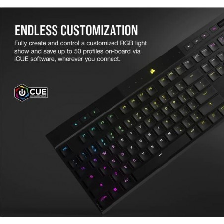 Klawiatura K100 RGB Air Wireless Ultra Thin Cherry MX Klawiatura K100 RGB Air Wireless Ultra Thin Cherry MX