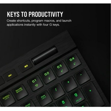 Klawiatura K100 RGB Air Wireless Ultra Thin Cherry MX Klawiatura K100 RGB Air Wireless Ultra Thin Cherry MX