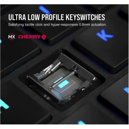 Klawiatura K100 RGB Air Wireless Ultra Thin Cherry MX Klawiatura K100 RGB Air Wireless Ultra Thin Cherry MX