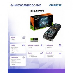 Karta graficzna RTX 5070 GAMING OC 12GB GDDR7 12GB 192bit HDMI/DP Karta graficzna RTX 5070 GAMING OC 12GB GDDR7 12GB 192bit HDMI/DP