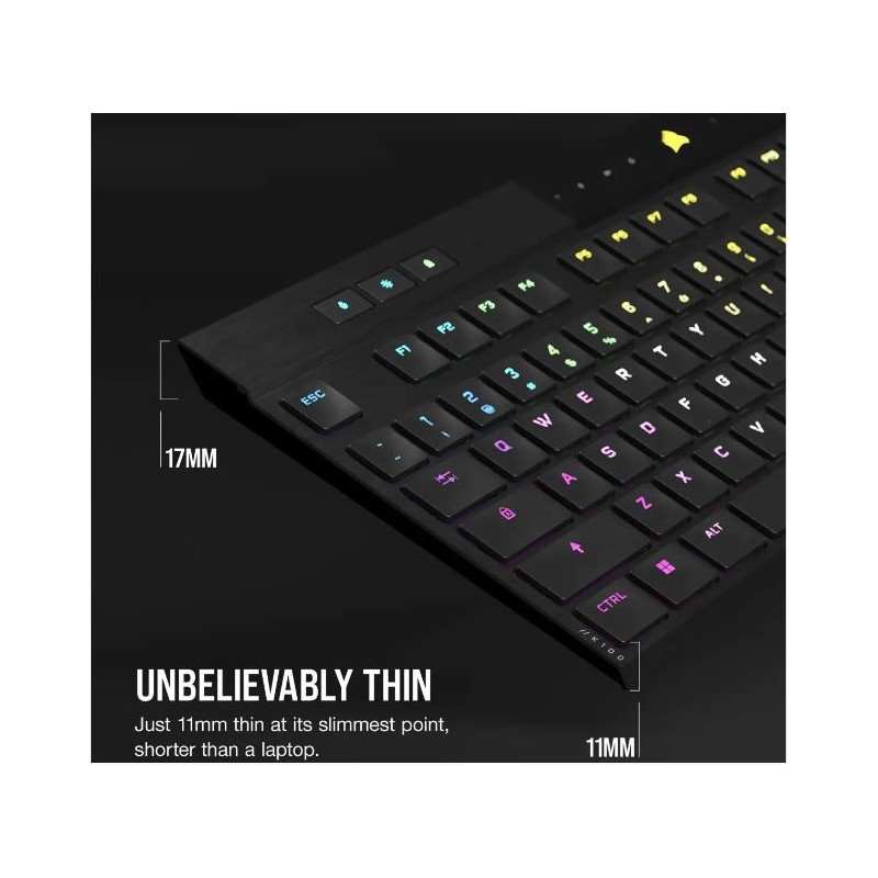 Klawiatura K100 RGB Air Wireless Ultra Thin Cherry MX Klawiatura K100 RGB Air Wireless Ultra Thin Cherry MX