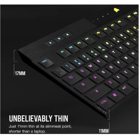 Klawiatura K100 RGB Air Wireless Ultra Thin Cherry MX Klawiatura K100 RGB Air Wireless Ultra Thin Cherry MX