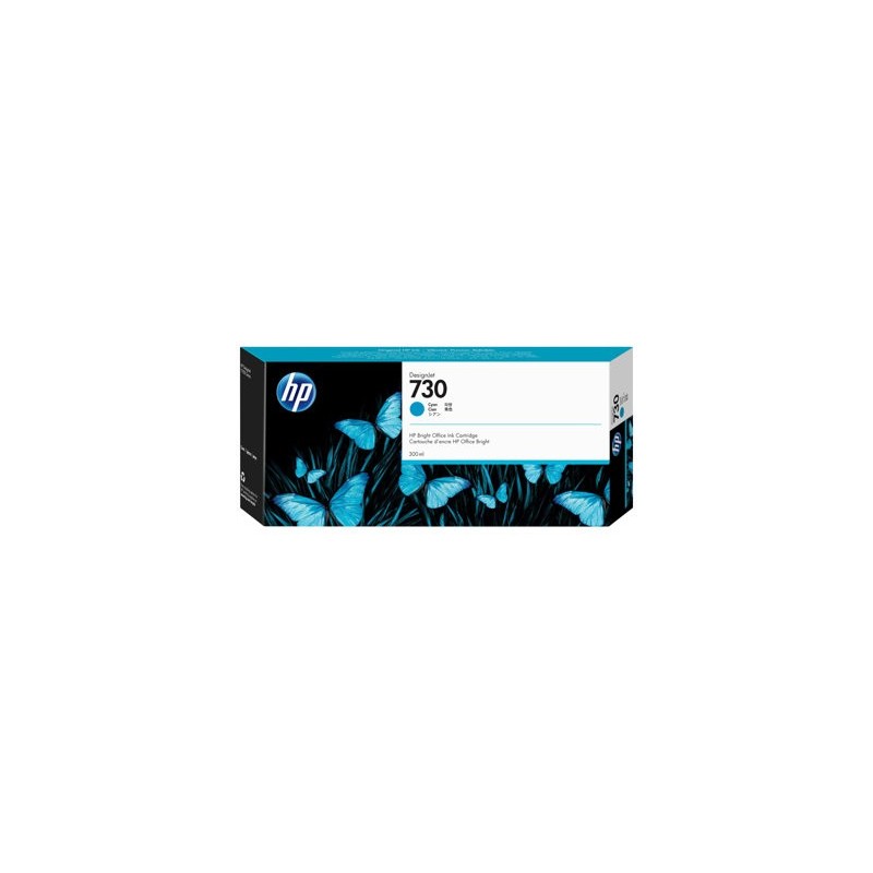 HP 730 300 ml Cyan Ink Cartridge