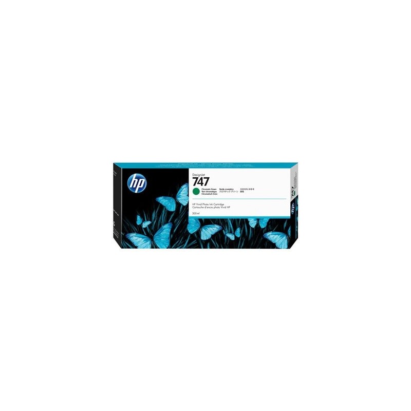 HP 747 300-ml Chromatic Green Ink Cartridge