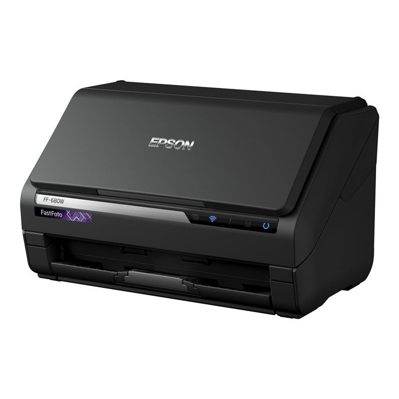 EPSON FastFoto FF-680W Document scanner Contact Image SensorCIS Duplex A4 600x600dpi 45ppm mono/45ppm colour ADF USB 3.0 Wi-Fi