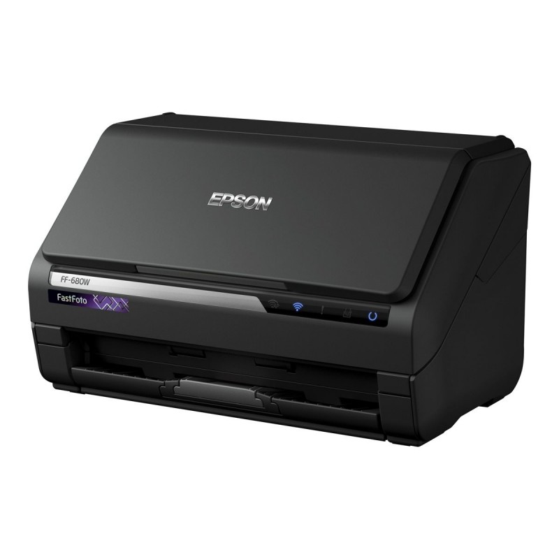 EPSON FastFoto FF-680W Document scanner Contact Image SensorCIS Duplex A4 600x600dpi 45ppm mono/45ppm colour ADF USB 3.0 Wi-Fi