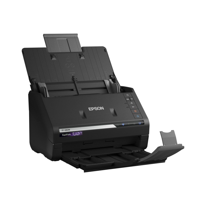 EPSON FastFoto FF-680W Document scanner Contact Image SensorCIS Duplex A4 600x600dpi 45ppm mono/45ppm colour ADF USB 3.0 Wi-Fi