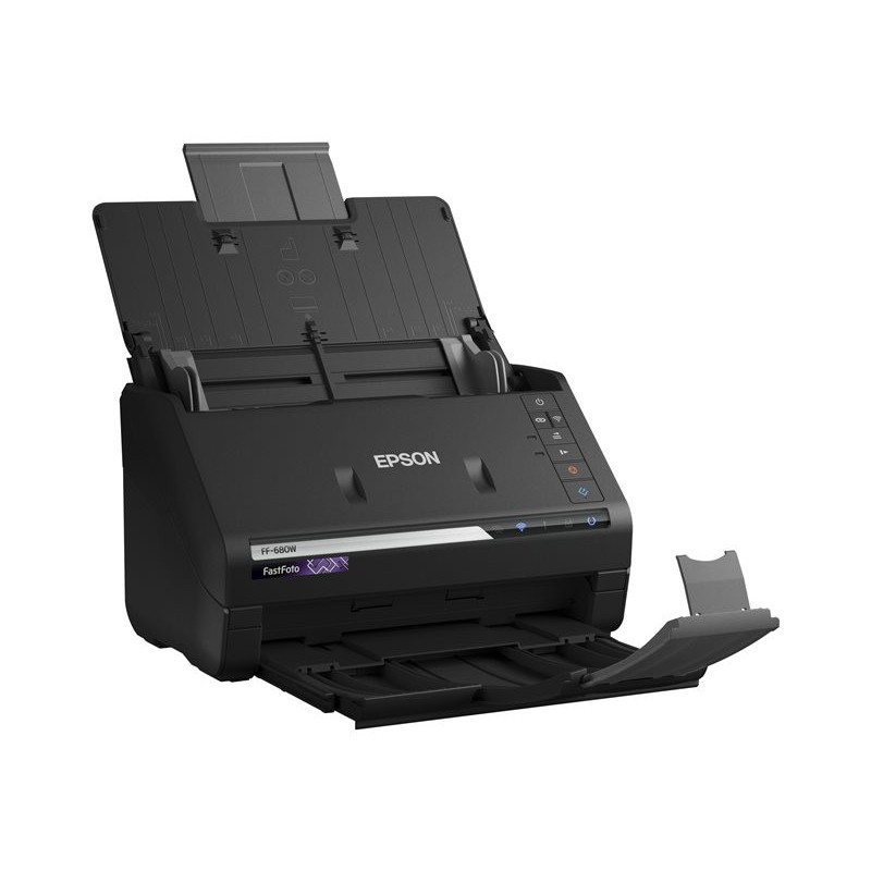 EPSON FastFoto FF-680W Document scanner Contact Image SensorCIS Duplex A4 600x600dpi 45ppm mono/45ppm colour ADF USB 3.0 Wi-Fi