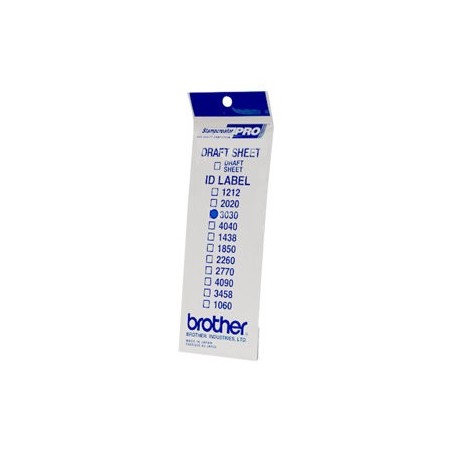BROTHER ID3030 Labels STAMCREATOR SC-2000 / 2000USB 30x30mm BROTHER ID3030 Labels STAMCREATOR SC-2000 / 2000USB 30x30mm