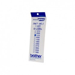 BROTHER ID3030 Labels STAMCREATOR SC-2000 / 2000USB 30x30mm BROTHER ID3030 Labels STAMCREATOR SC-2000 / 2000USB 30x30mm