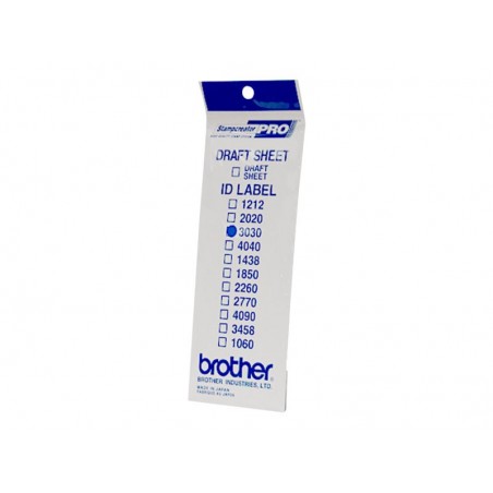 BROTHER ID3030 Labels STAMCREATOR SC-2000 / 2000USB 30x30mm BROTHER ID3030 Labels STAMCREATOR SC-2000 / 2000USB 30x30mm