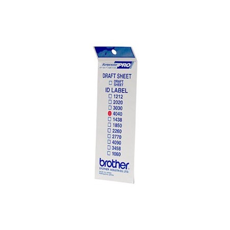 BROTHER ID4040 Labels STAMCREATOR SC-2000 / 2000USB 40x40mm BROTHER ID4040 Labels STAMCREATOR SC-2000 / 2000USB 40x40mm
