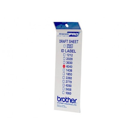 BROTHER ID4040 Labels STAMCREATOR SC-2000 / 2000USB 40x40mm BROTHER ID4040 Labels STAMCREATOR SC-2000 / 2000USB 40x40mm