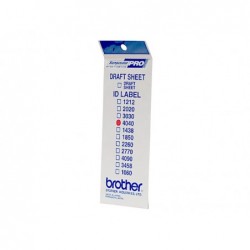 BROTHER ID4040 Labels STAMCREATOR SC-2000 / 2000USB 40x40mm BROTHER ID4040 Labels STAMCREATOR SC-2000 / 2000USB 40x40mm