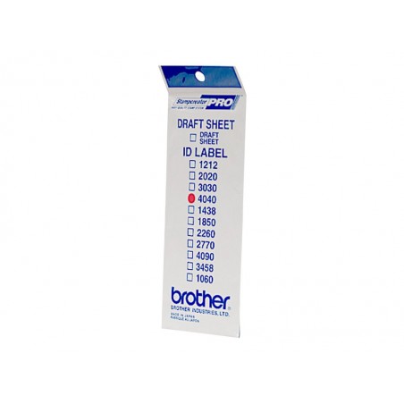 BROTHER ID4040 Labels STAMCREATOR SC-2000 / 2000USB 40x40mm BROTHER ID4040 Labels STAMCREATOR SC-2000 / 2000USB 40x40mm