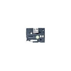 BROTHER P-Touch 24mm withe/black ribbon tape BROTHER P-Touch 24mm withe/black ribbon tape