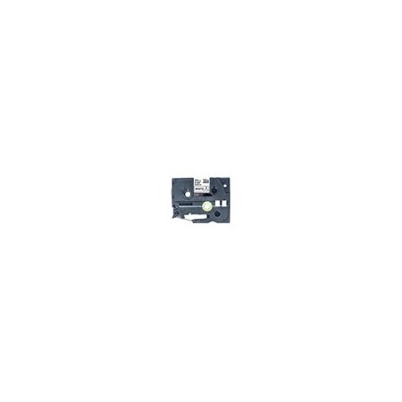 BROTHER P-Touch 24mm withe/black ribbon tape BROTHER P-Touch 24mm withe/black ribbon tape