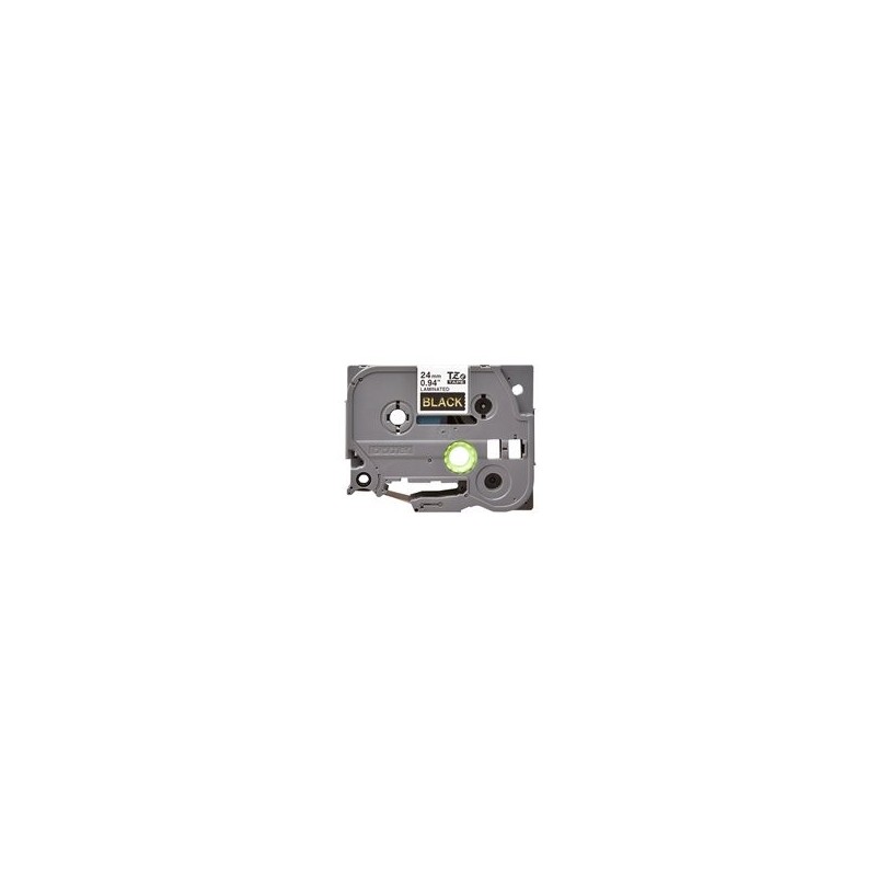 BROTHER P-Touch 24mm black/gold ribbon tape