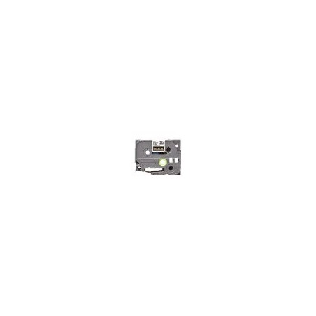 BROTHER P-Touch 24mm black/gold ribbon tape BROTHER P-Touch 24mm black/gold ribbon tape