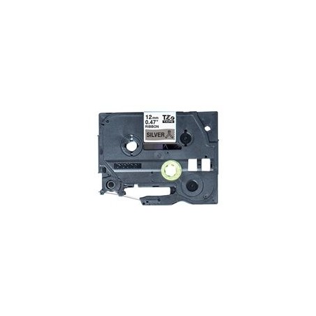BROTHER P-Touch 12mm light grey/gold ribbon tape BROTHER P-Touch 12mm light grey/gold ribbon tape