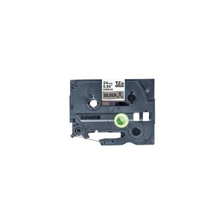 BROTHER P-Touch 24mm light grey/gold ribbon tape BROTHER P-Touch 24mm light grey/gold ribbon tape