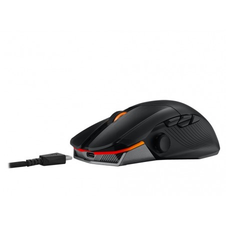 Mysz ROG Chakram X Origin 36000/AURA/RF/BT/Wired/Parcord cable Mysz ROG Chakram X Origin 36000/AURA/RF/BT/Wired/Parcord cable