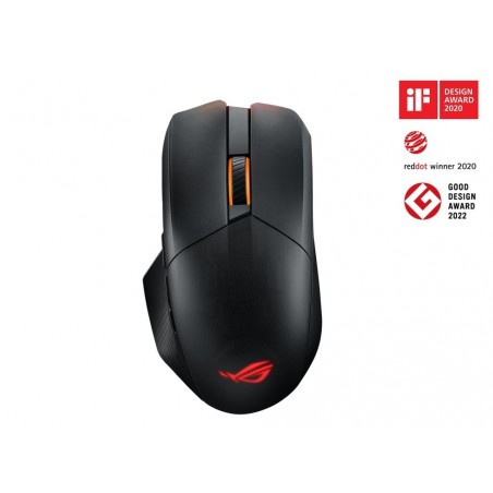 Mysz ROG Chakram X Origin 36000/AURA/RF/BT/Wired/Parcord cable Mysz ROG Chakram X Origin 36000/AURA/RF/BT/Wired/Parcord cable