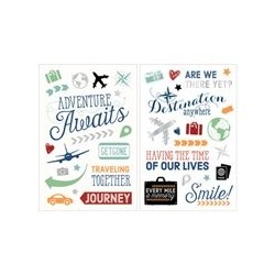 HP Moment Makers Clear Stickers Travel
