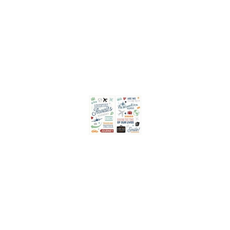 HP Moment Makers Clear Stickers Travel