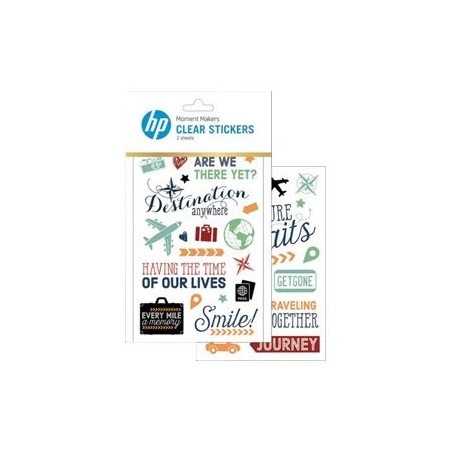 HP Moment Makers Clear Stickers Travel HP Moment Makers Clear Stickers Travel