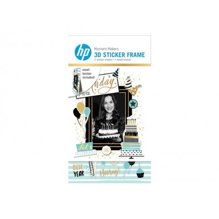HP Moment Makers 2x3 3D Easel Frame Bday HP Moment Makers 2x3 3D Easel Frame Bday