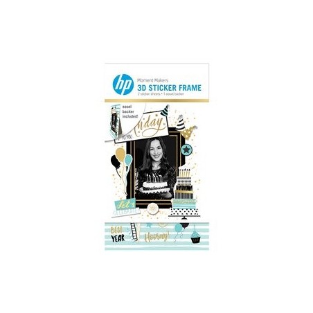 HP Moment Makers 2x3 3D Easel Frame Bday HP Moment Makers 2x3 3D Easel Frame Bday