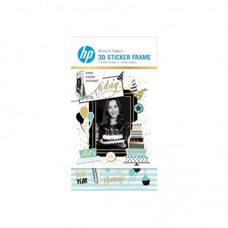 HP Moment Makers 2x3 3D Easel Frame Bday HP Moment Makers 2x3 3D Easel Frame Bday