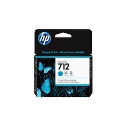 HP 712 29-ml Cyan DesignJet Ink Cartridge HP 712 29-ml Cyan DesignJet Ink Cartridge