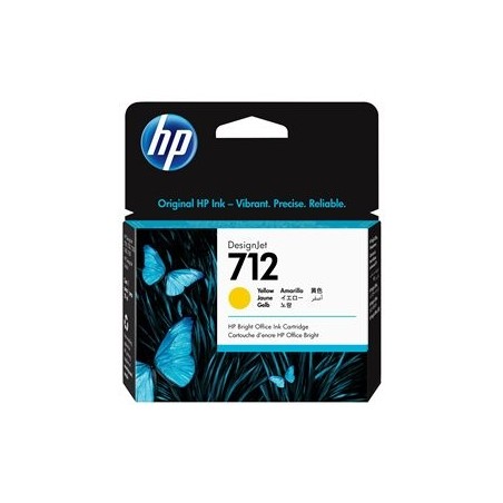HP 712 29-ml Yellow DesignJet Ink Cartridge HP 712 29-ml Yellow DesignJet Ink Cartridge