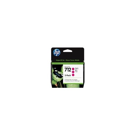 HP 712 3-Pack 29-ml Magenta DesignJet Ink Cartridge HP 712 3-Pack 29-ml Magenta DesignJet Ink Cartridge