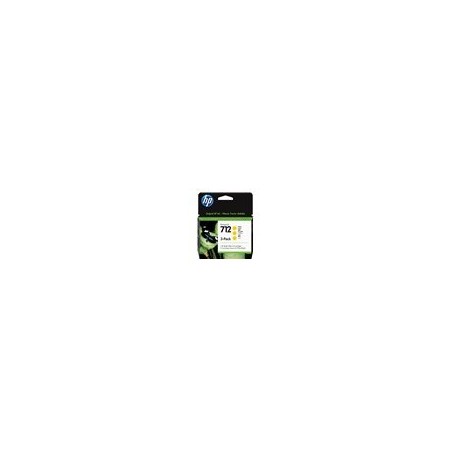 HP 712 3-Pack 29-ml Yellow DesignJet Ink Cartridge HP 712 3-Pack 29-ml Yellow DesignJet Ink Cartridge