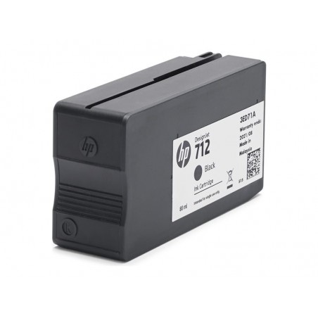 HP 712 80-ml Black Designjet Ink Cartridge HP 712 80-ml Black Designjet Ink Cartridge