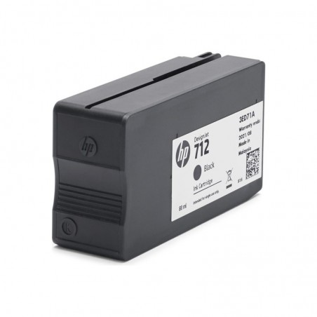 HP 712 80-ml Black Designjet Ink Cartridge HP 712 80-ml Black Designjet Ink Cartridge