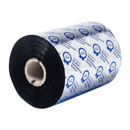 BROTHER Black ribbon standard wax/resin 110mm x 600m Sold in 6-pack BROTHER Black ribbon standard wax/resin 110mm x 600m Sold in 6-pack