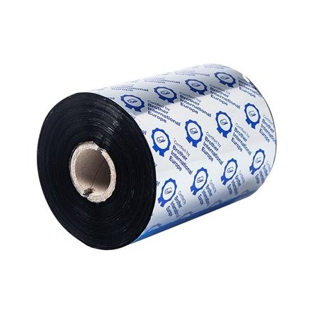 BROTHER Black ribbon Standard resin 110mm x 600m Sold in 6-pack BROTHER Black ribbon Standard resin 110mm x 600m Sold in 6-pack