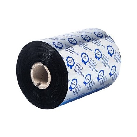 BROTHER Black ribbon Premium resin 110mm x 600m Sold in 6-pack BROTHER Black ribbon Premium resin 110mm x 600m Sold in 6-pack