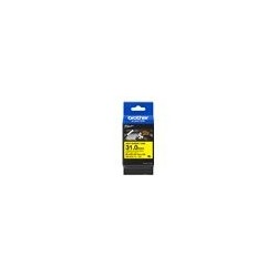 BROTHER HSe-661E Heat Shrink Tube Black on Yellow 31.0mm BROTHER HSe-661E Heat Shrink Tube Black on Yellow 31.0mm