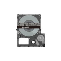 EPSON Metallic Tape Silver/Black 18mm 9m LK-5SBM EPSON Metallic Tape Silver/Black 18mm 9m LK-5SBM